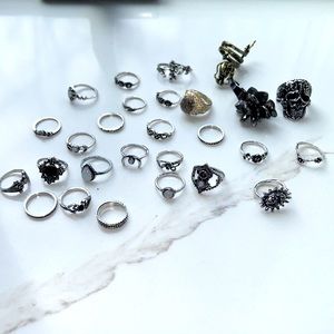 Bundle of Silver Rings